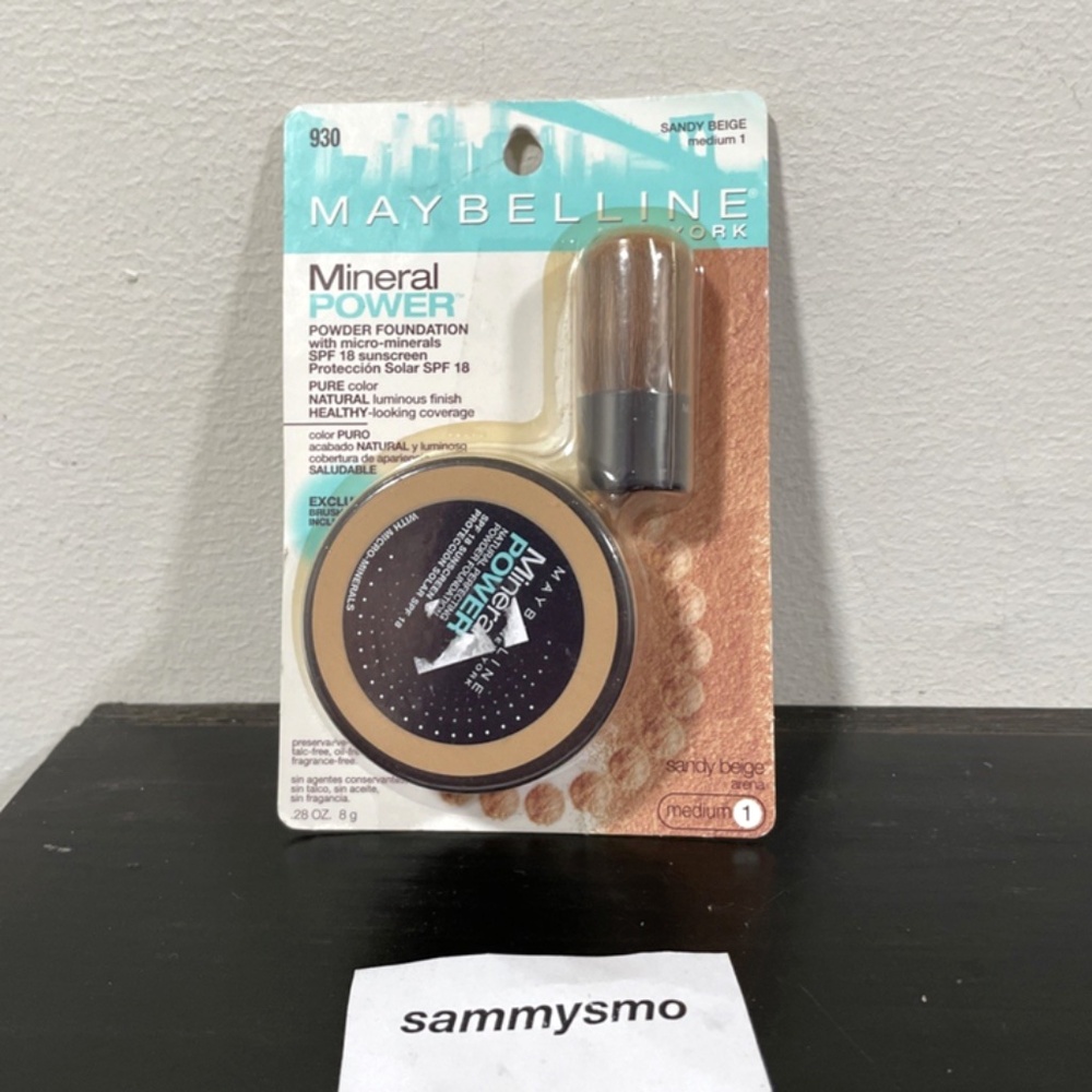 Maybelline Mineral Powder Foundation SANDY BEIGE MEDIUM 1